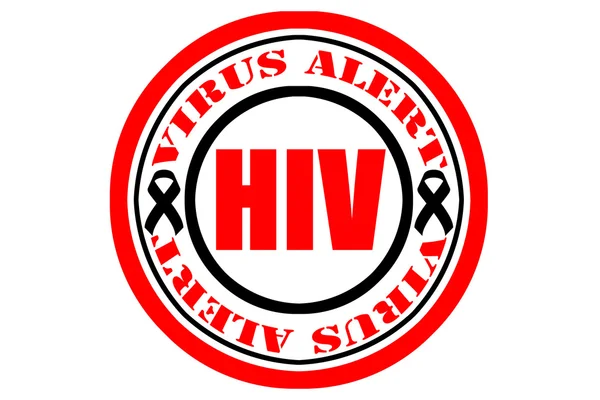 HIV, AIDS Virus Alert Concept — Stock Photo, Image