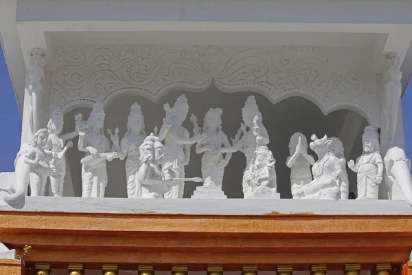 Escultura en el templo de Shrinath Mhaskoba, Kodit, Sasvad, Maharashtr —  Fotos de Stock