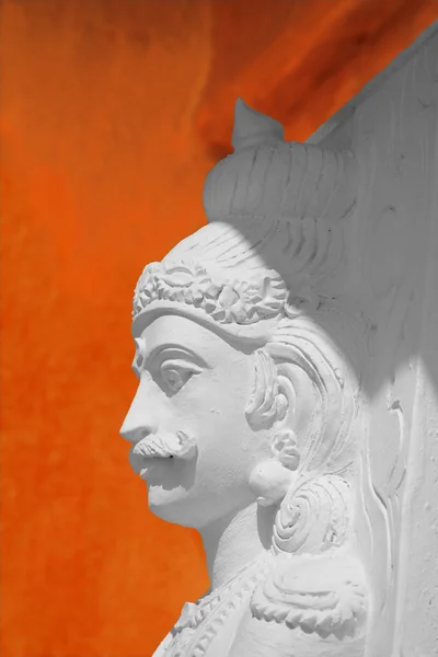 Skulptur på Johannes Mhaskoba tempel, Kodit, Sasvad, Maharashtr — Stockfoto