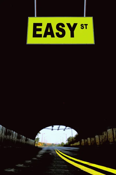 Easy Street konsepti — kuvapankkivalokuva