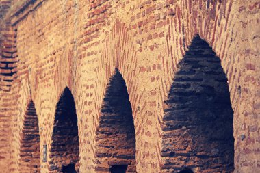 Saswad, Maha yakınındaki Changwateshwar Tapınağı'nda eski tuğla ayrıntıları