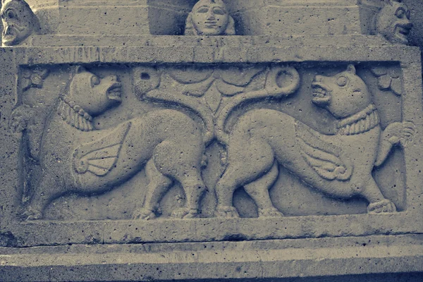 Antiguo tallado en piedra en el templo de Changwateshwar cerca de Saswad, Maharash — Foto de Stock