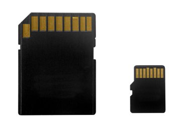 SD kartı micro sd kart ile