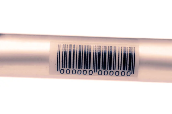 Bar code on Pen — Stock Photo, Image
