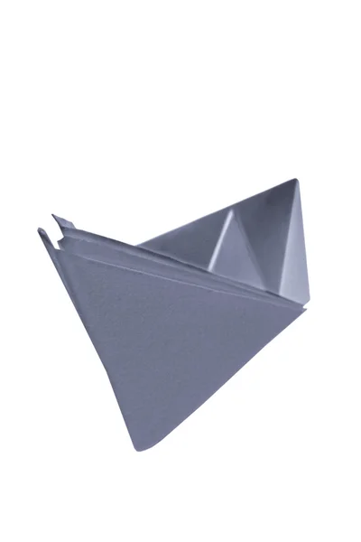 Origami papier boot — Stockfoto