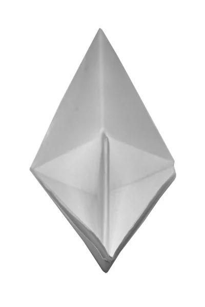 Origami papier zeilboot — Stockfoto