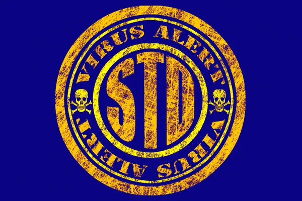 STD Virus Alert Concept — Stock Image STD Virus Alert Concept Royalty Free Stock Images
