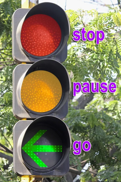 Trafik lambası, sinyal — Stok fotoğraf