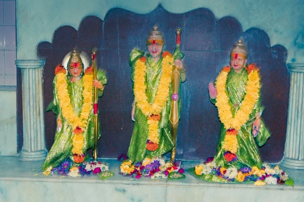 Skulpturer av Gud ram laxman och sita, Ramdarya, Pune, Maharasht — Stockfoto
