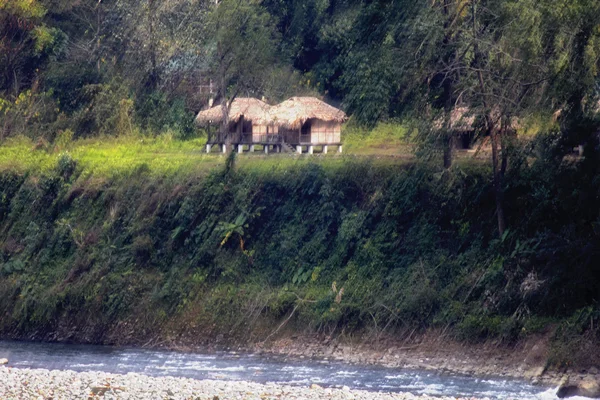 森林休息之家 南达法国家公园 阿鲁纳恰尔邦 — 图库照片