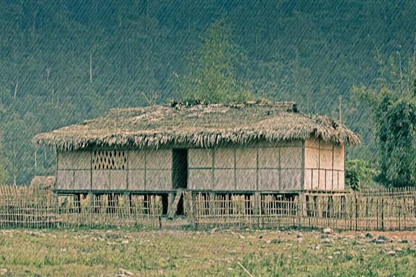 Tribes House Arunachal Pradesh Hindistan — Stok fotoğraf