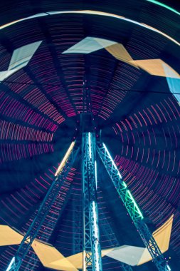 Ferries Wheel, Light, Motion, Concept