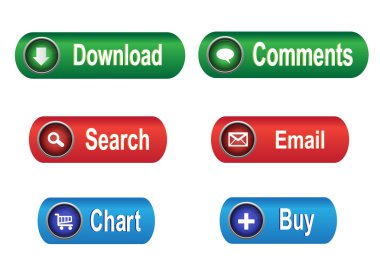 Düğmeleri Basic alışveriş