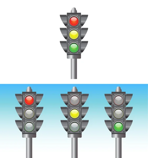 Traffic Light — Stock Vector