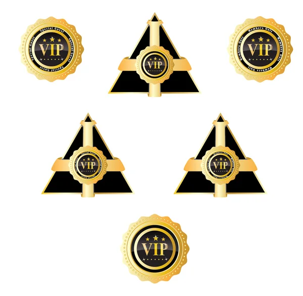 Znak dla VIP-ów i odznaka — Wektor stockowy