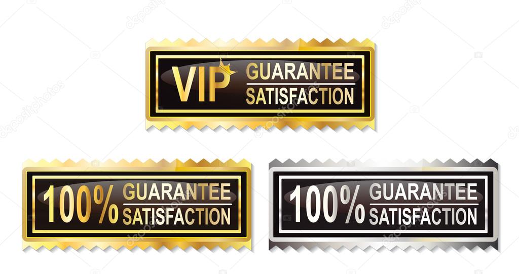 100 Guarantee Satisfaction Stamp