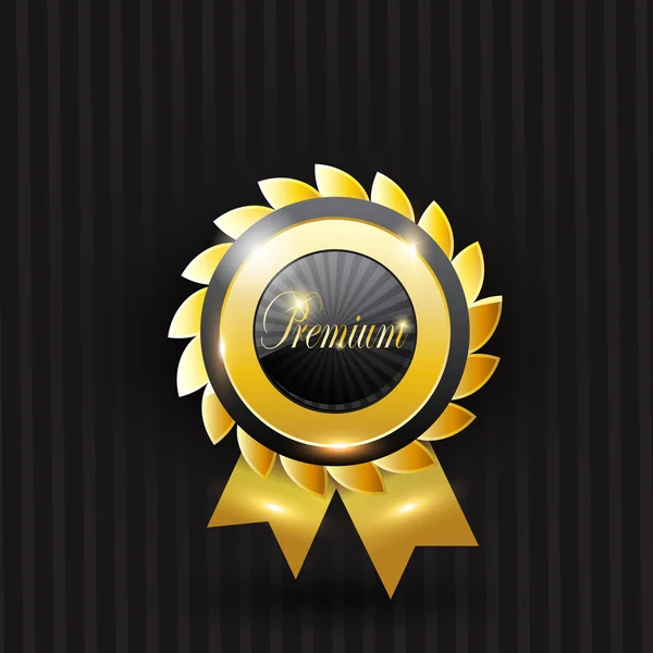 Badge Or Premium — Image vectorielle