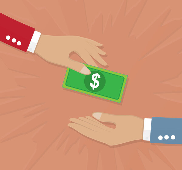Передайте деньги.
