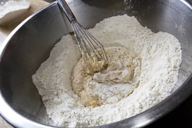 Maya hamuru üretim hamuru, yakın plan