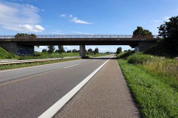 Autopista Vacía Alemania — Foto de Stock