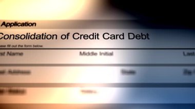 Kredi kartı borçlarının pekiştirilmesi