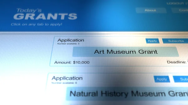 Genel Kâr amacı gütmeyen Grant Uygulaması Web Sitesi