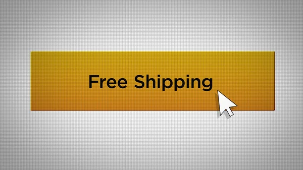 E-Commerce Series - Mouse Pushes Free Shipping Button