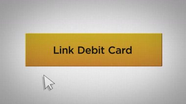 E-Ticaret Serisi - Fare Bağlantı Debit Kartı Düğmesine Basıyor