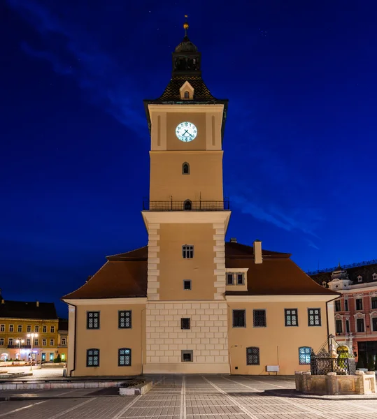 Altes Rathaus in Brasov — Stockfoto