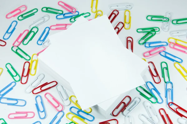 Writing paper clips — Stock Photo, Image