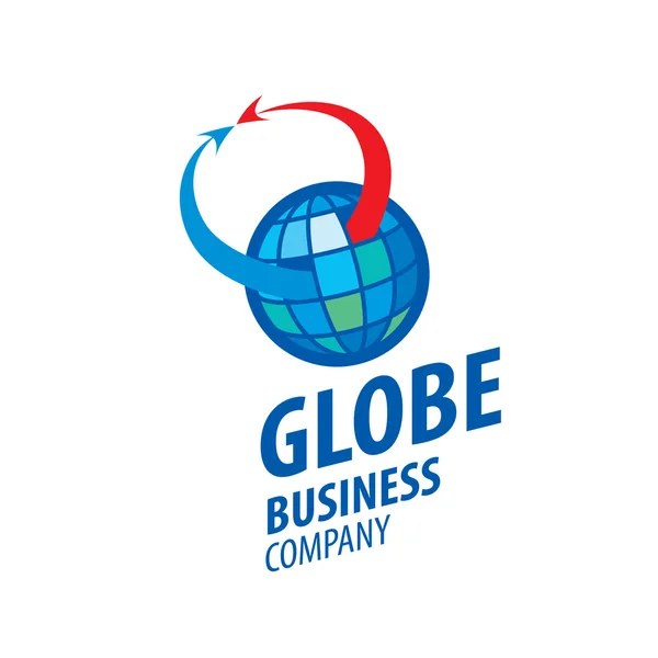 Földi logó sablon. Globe-jel — Stock Vector