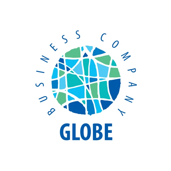 Modèle de logo Terre. Signe Globe — Image vectorielle