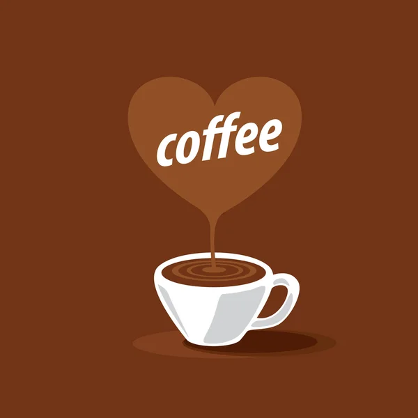 Vektor-Logo für Kaffee — Stockvektor