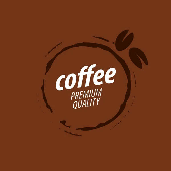 Логотип вектора для кофе — стоковый вектор