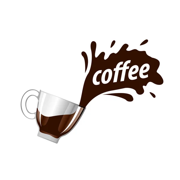 Vektor-Logo für Kaffee — Stockvektor