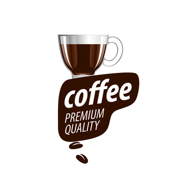 Логотип вектора для кофе — стоковый вектор