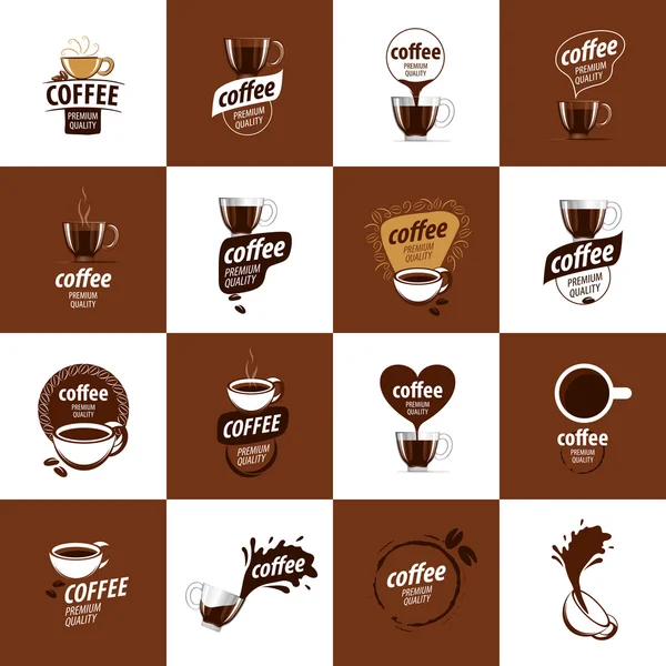 Wektor logo dla kawy — Wektor stockowy