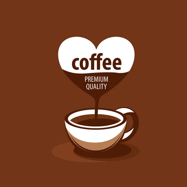 Vector logo voor koffie — Stockvector