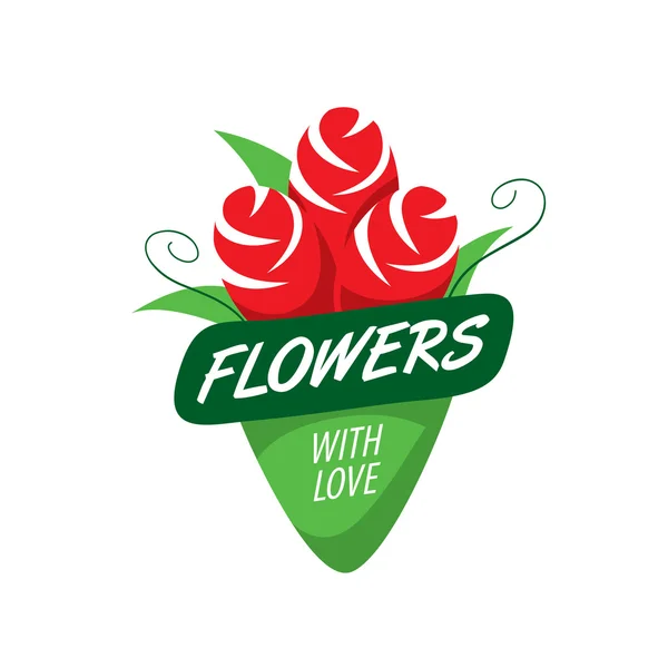 Logo vectoriel fleur — Image vectorielle