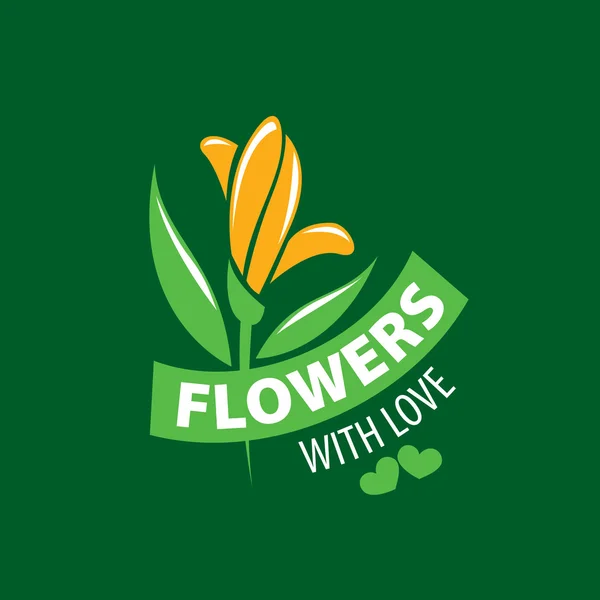 Logotipo do vetor flor —  Vetores de Stock