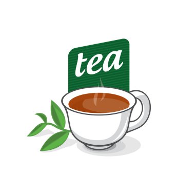vektör logo çay