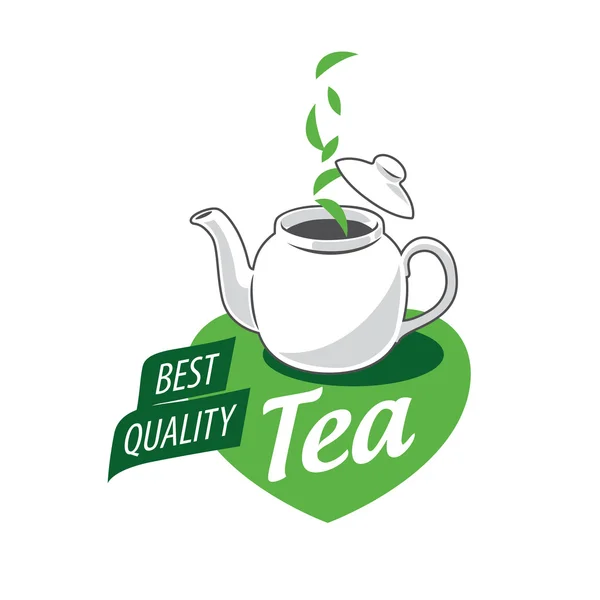 Vector logo tea — Stock Vector