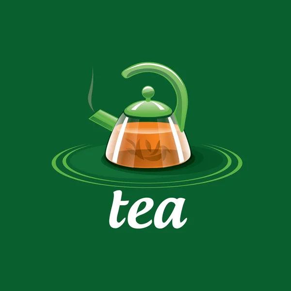 Tè logo vettoriale — Vettoriale Stock