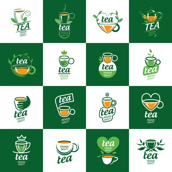 Wektor logo herbaty — Wektor stockowy