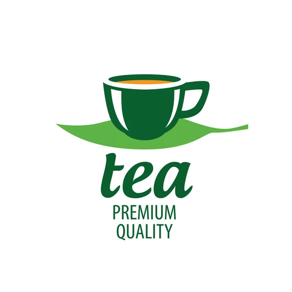 Logo vectoriel thé — Image vectorielle