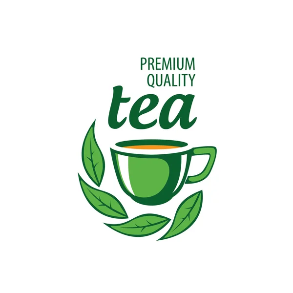 Τσάι λογότυπο φορέα — Διανυσματικό Αρχείο