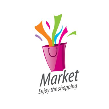 vektör logo alışveriş