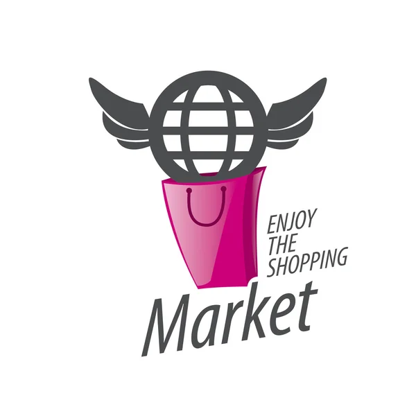 Vektör logo alışveriş — Stok Vektör