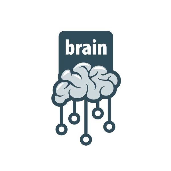 Διάνυσμα εγκεφάλου λογότυπο — Διανυσματικό Αρχείο