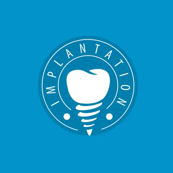 Logo vectoriel dentisterie — Image vectorielle